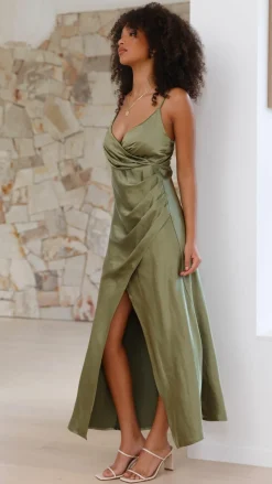 Alive Girl L'Amour|Dresses^Elsa Midi Dress - Olive