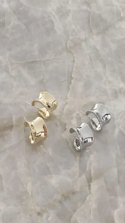 Your Accessory Shop Earrings|Hen'S Collection^Erin Hoop Earrings - Gold