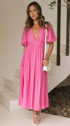 LILYWHYT Sale Dresses^Erin Midi Dress - Pink