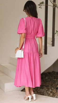 LILYWHYT Sale Dresses^Erin Midi Dress - Pink