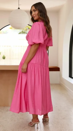 LILYWHYT Sale Dresses^Erin Midi Dress - Pink