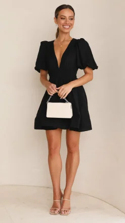 LILYWHYT Dresses|Mini^Erin Mini Dress - Black