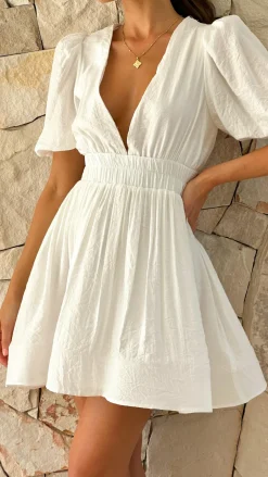 LILYWHYT Sale Dresses^Erin Mini Dress - White