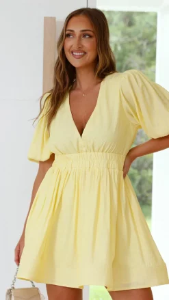 LILYWHYT Sale Dresses^Erin Mini Dress - Yellow
