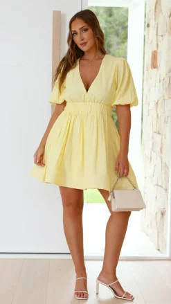 LILYWHYT Sale Dresses^Erin Mini Dress - Yellow