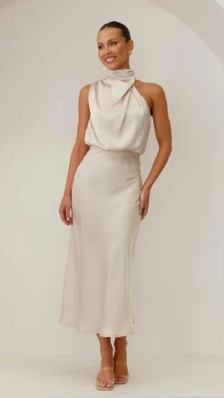 Alive Girl Je T'Aime|Dresses^Esther Maxi Dress - Champagne