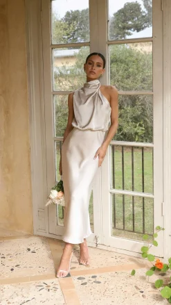 Alive Girl Je T'Aime|Dresses^Esther Maxi Dress - Champagne
