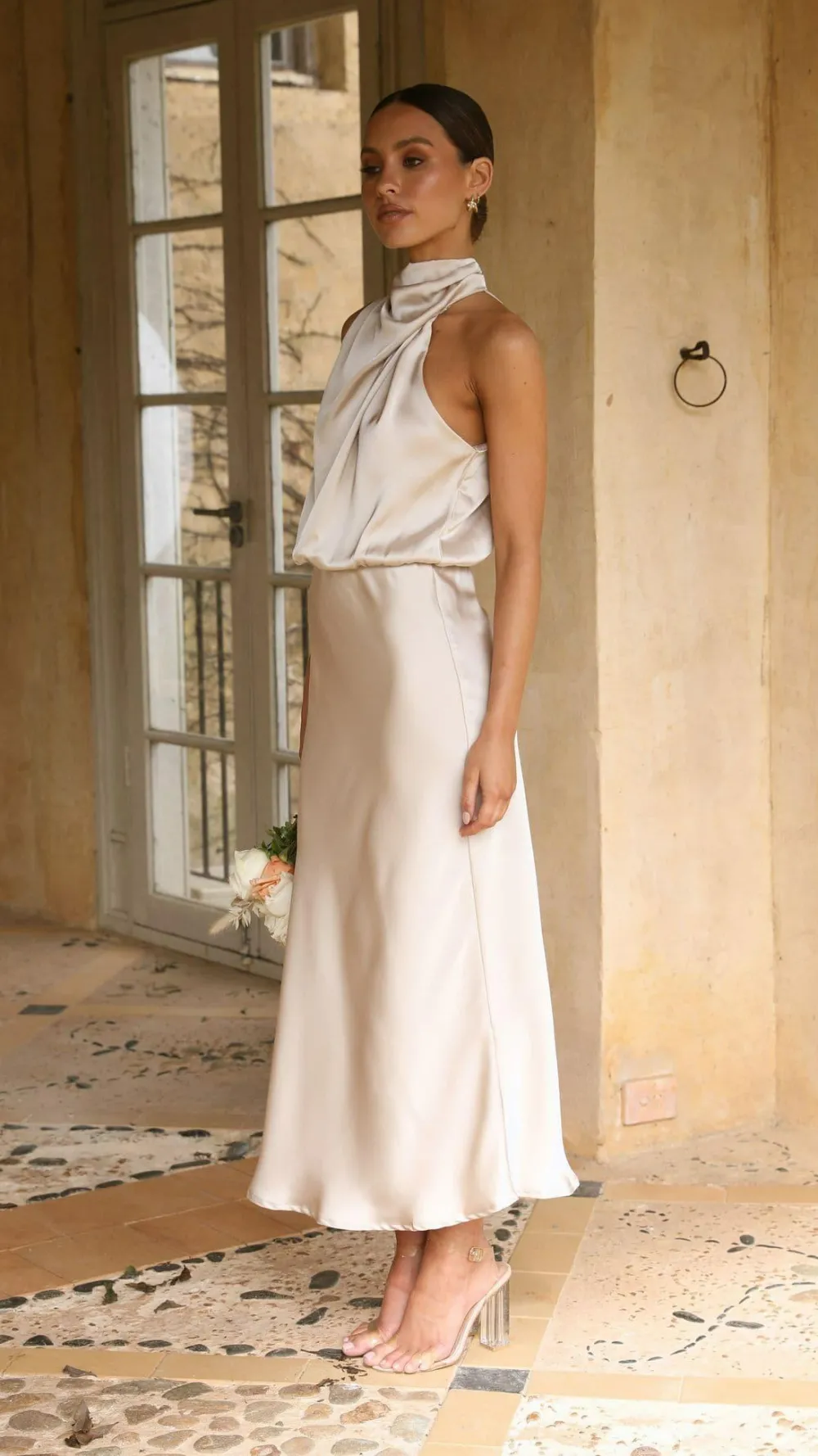 Alive Girl Je T'Aime|Dresses^Esther Maxi Dress - Champagne