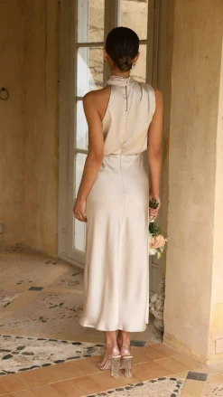 Alive Girl Je T'Aime|Dresses^Esther Maxi Dress - Champagne