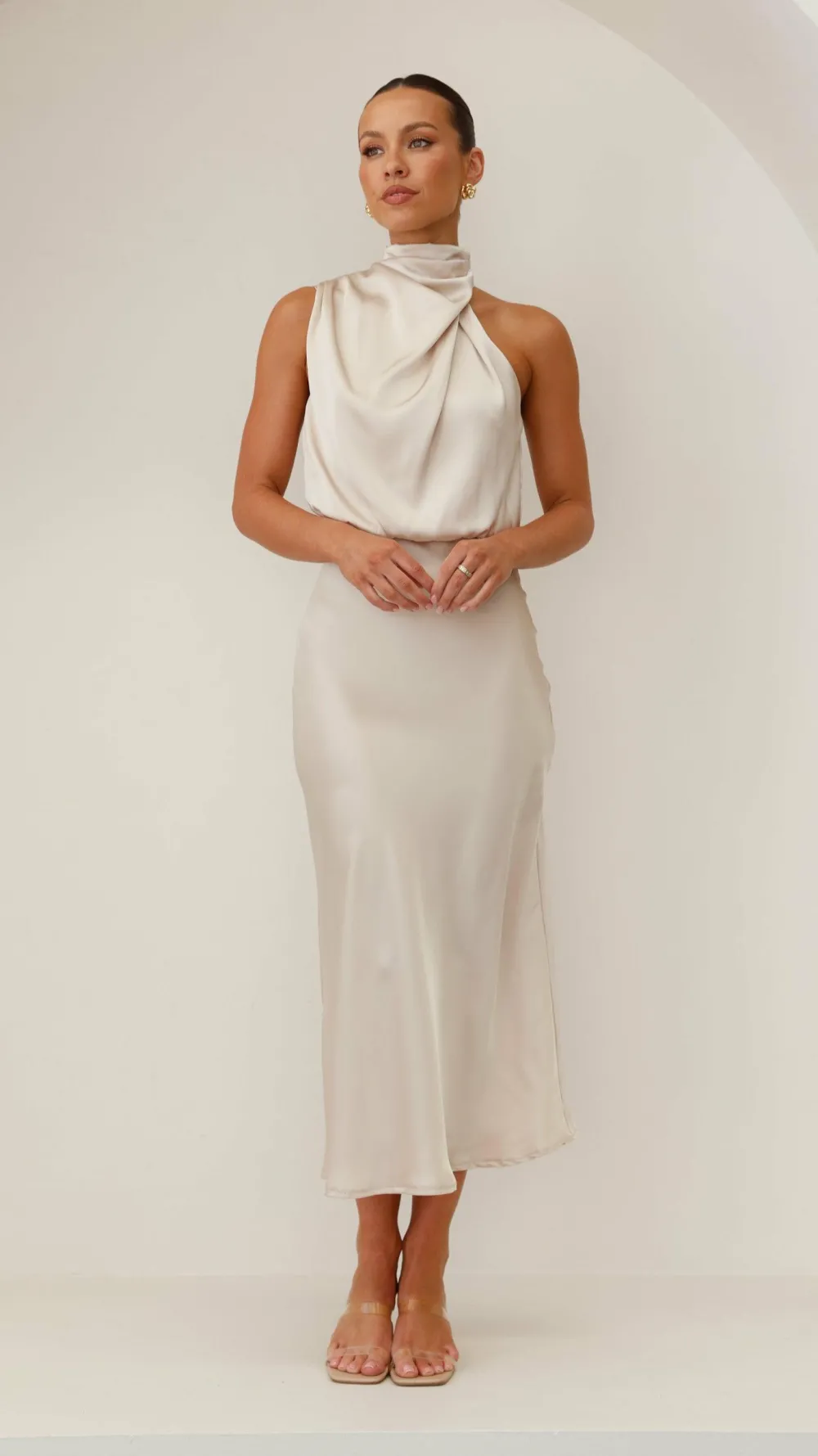 Alive Girl Je T'Aime|Dresses^Esther Maxi Dress - Champagne