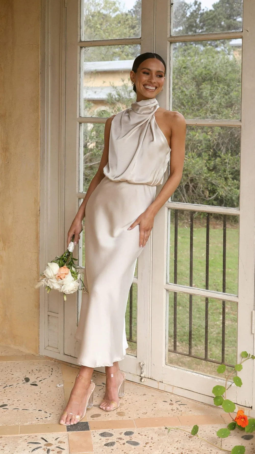 Alive Girl Je T'Aime|Dresses^Esther Maxi Dress - Champagne