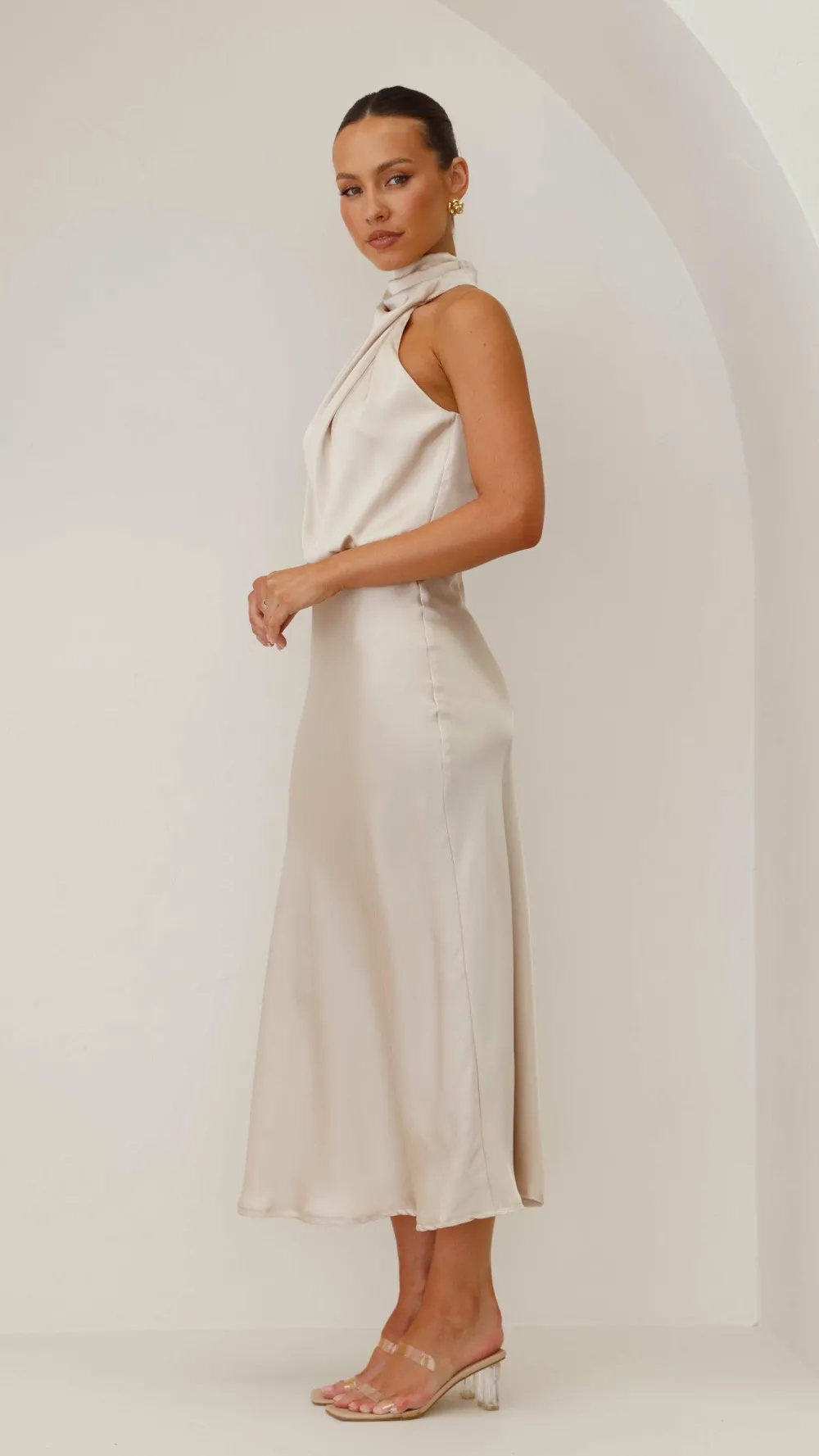 Alive Girl Je T'Aime|Dresses^Esther Maxi Dress - Champagne