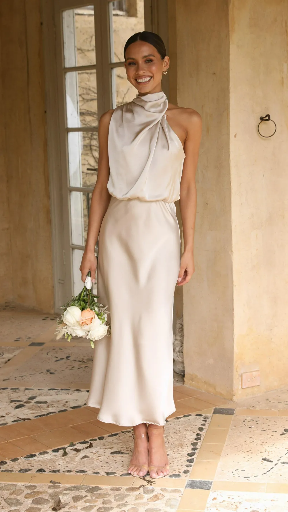 Alive Girl Je T'Aime|Dresses^Esther Maxi Dress - Champagne