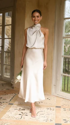 Alive Girl Je T'Aime|Dresses^Esther Maxi Dress - Champagne