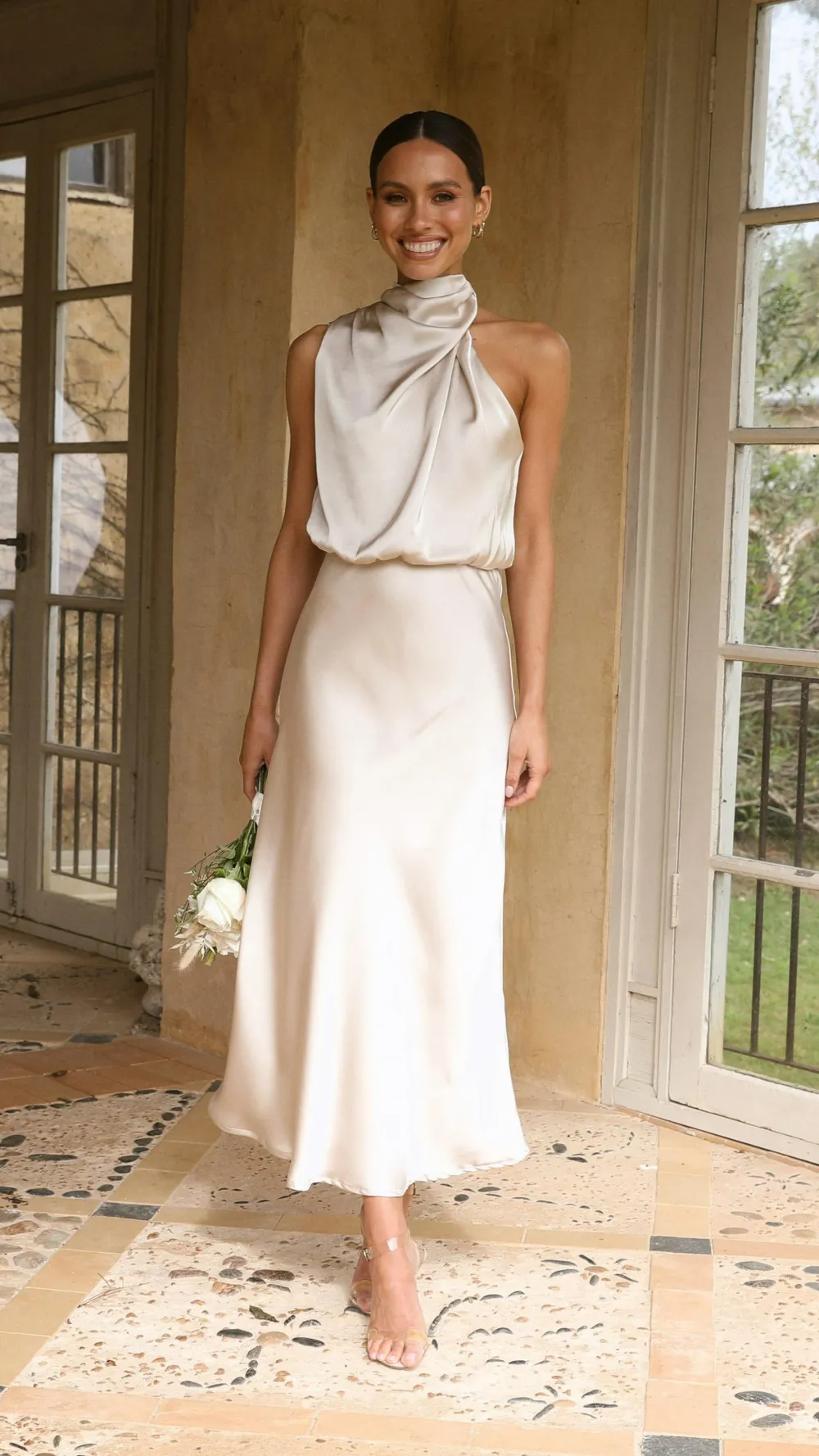 Alive Girl Je T'Aime|Dresses^Esther Maxi Dress - Champagne