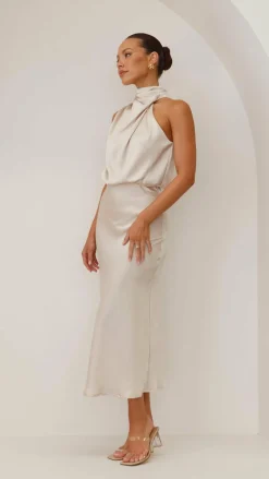 Alive Girl Je T'Aime|Dresses^Esther Maxi Dress - Champagne