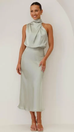 Alive Girl Je T'Aime|Dresses^Esther Maxi Dress - Olive