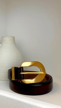 Your Accessory Shop Belts^Evelyn Belt - Burgundy