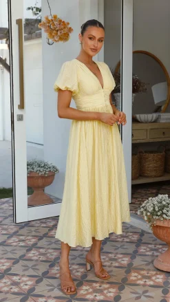 Main St Dresses|Bump Friendly^Faiz Maxi Dress - Yellow