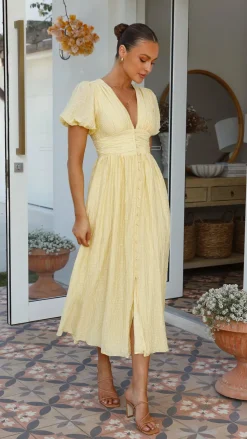 Main St Dresses|Bump Friendly^Faiz Maxi Dress - Yellow