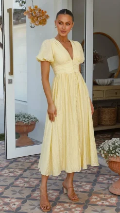 Main St Dresses|Bump Friendly^Faiz Maxi Dress - Yellow