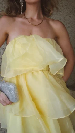 SASHA (BNE) Dresses|Mini^Fantasia Mini Dress - Yellow