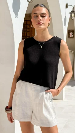 Little Lies Knit Tops|Knitwear^Fareeda Top - Black
