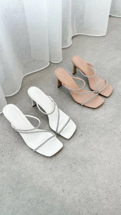 Billini Billini|Heels^Femi Heel - Nude Diamante