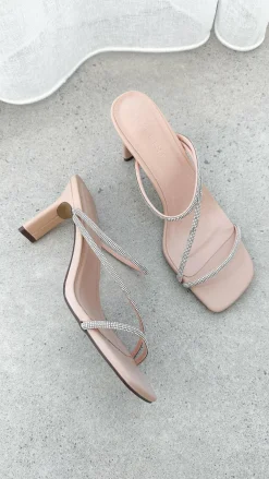 Billini Billini|Heels^Femi Heel - Nude Diamante