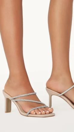 Billini Billini|Heels^Femi Heel - Nude Diamante
