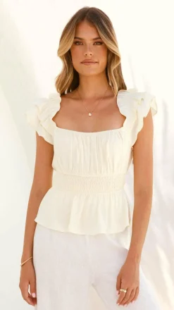 Style State Tops^Fifi Top - Lemon