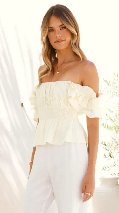 Style State Tops^Fifi Top - Lemon