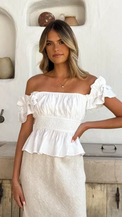 Style State Tops^Fifi Top - White