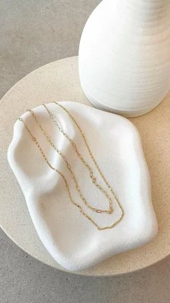 Angel Whisper Necklaces|Je T'Aime^Fine Layered 18K Gold Plated Necklace - Gold