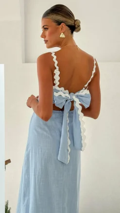 LILYWHYT Dresses|Maxi^Fiora Maxi Dress - Baby Blue