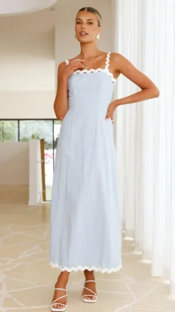 LILYWHYT Dresses|Maxi^Fiora Maxi Dress - Baby Blue