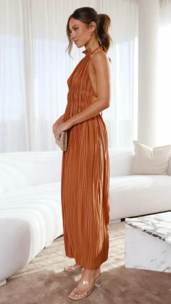 Slide Show Dresses|Maxi^Frances Maxi Dress - Rust