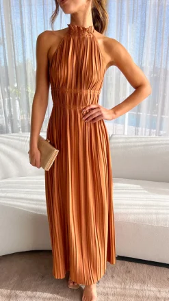 Slide Show Dresses|Maxi^Frances Maxi Dress - Rust