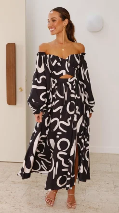 Pink Diamond Dresses|Maxi^Freya Maxi Dress - Black