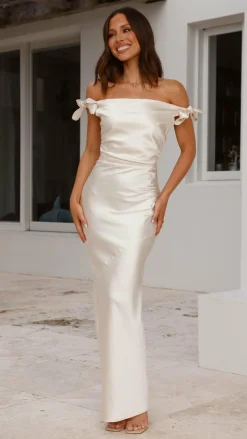 IDS Dresses|Bridesmaid^Frida Maxi Dress - Champagne