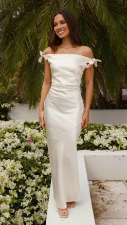 IDS Dresses|Bridesmaid^Frida Maxi Dress - Champagne