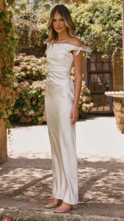 IDS Dresses|Bridesmaid^Frida Maxi Dress - Champagne