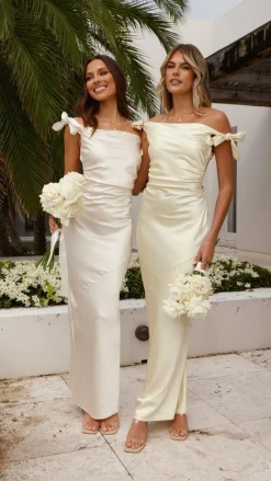 IDS Dresses|Bridesmaid^Frida Maxi Dress - Yellow