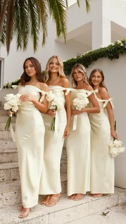 IDS Dresses|Bridesmaid^Frida Maxi Dress - Yellow