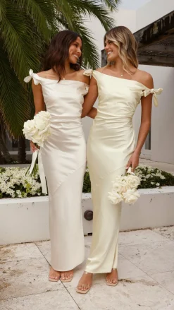 IDS Dresses|Bridesmaid^Frida Maxi Dress - Yellow