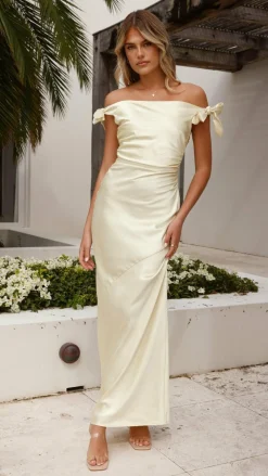 IDS Dresses|Bridesmaid^Frida Maxi Dress - Yellow