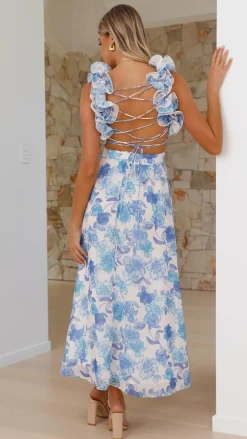 SASHA (BNE) Sale Dresses^Galilhai Maxi Dress - Blue Floral