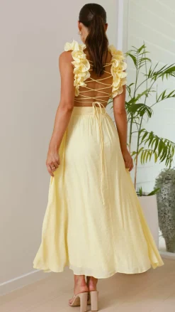 SASHA (BNE) Sale Dresses^Galilhai Maxi Dress - Yellow