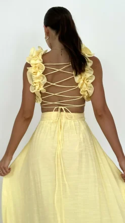 SASHA (BNE) Sale Dresses^Galilhai Maxi Dress - Yellow
