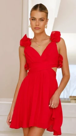 SASHA (BNE) Sale Dresses^Galilhai Mini Dress - Red